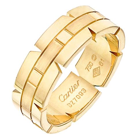 mens rings cartier|cartier men's tank ring.